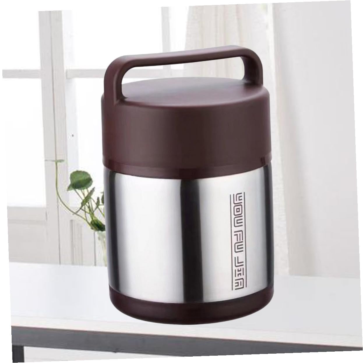 Didiseaon Contenitore Pranzo Doppio Strato in Acciaio Inox 1,8l Termico
