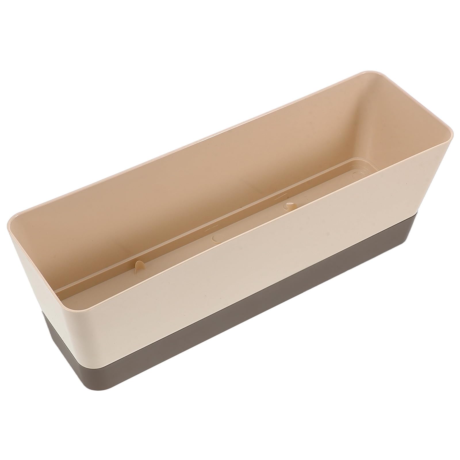 Pot de fleurs rectangulaire pour balcon compact et mini jardin de bureau