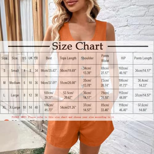 HGps8w Womens Summer 2 Piece Business Office Outfits Button Down V Neck Suit Vest Waistcoat Matching Shorts Sets with Pockets3