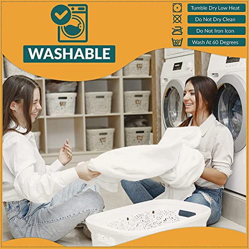Zippered Mattress Encasement, Soft Cotton Terry Surface, Durable Noiseless Zipper, Breathable, Waterproof Mattress Protector (Queen) #TOP3