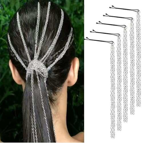 Chaînes de cheveux pour dreadlocks tresse queue de cheval bijou de tête
