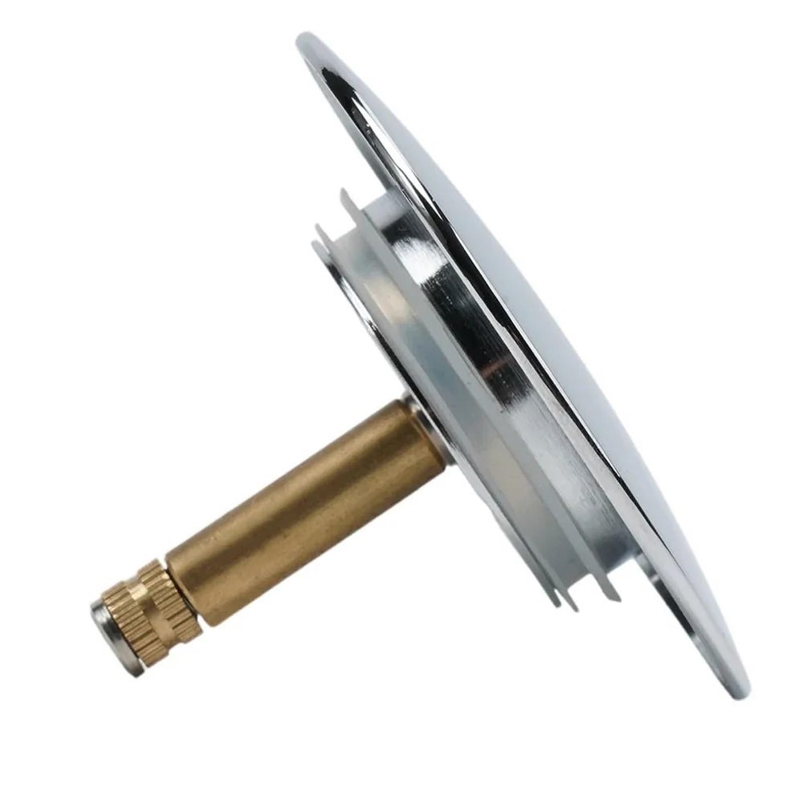 Basin Sink Pop Up Drain 70mm Bathtub Plug Adjustable Bath Pop Up Waste Stopper Plug Only Flat Seal Brass Bathroom Tub Drain Drainer Strainer Accessories