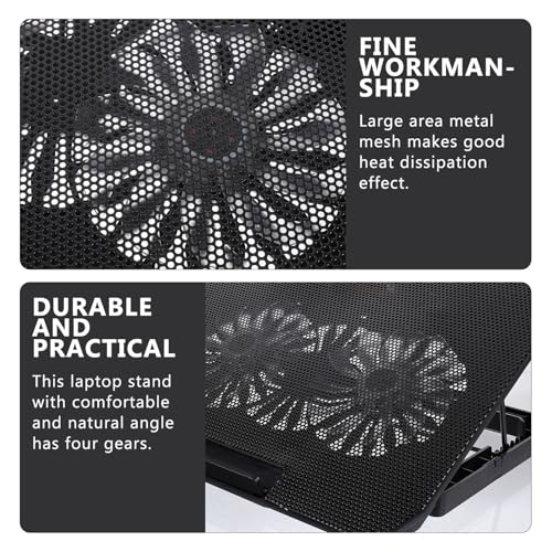 Base refrigerante para laptop con doble ventilador silencioso miniatura 5