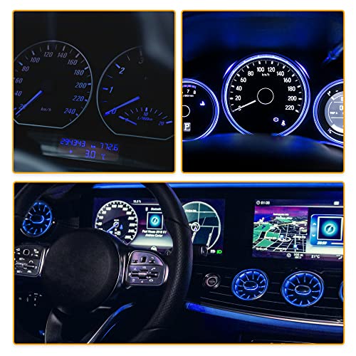 10 Piezas LED T3 Azul Hielo para Panel de Auto miniatura 3