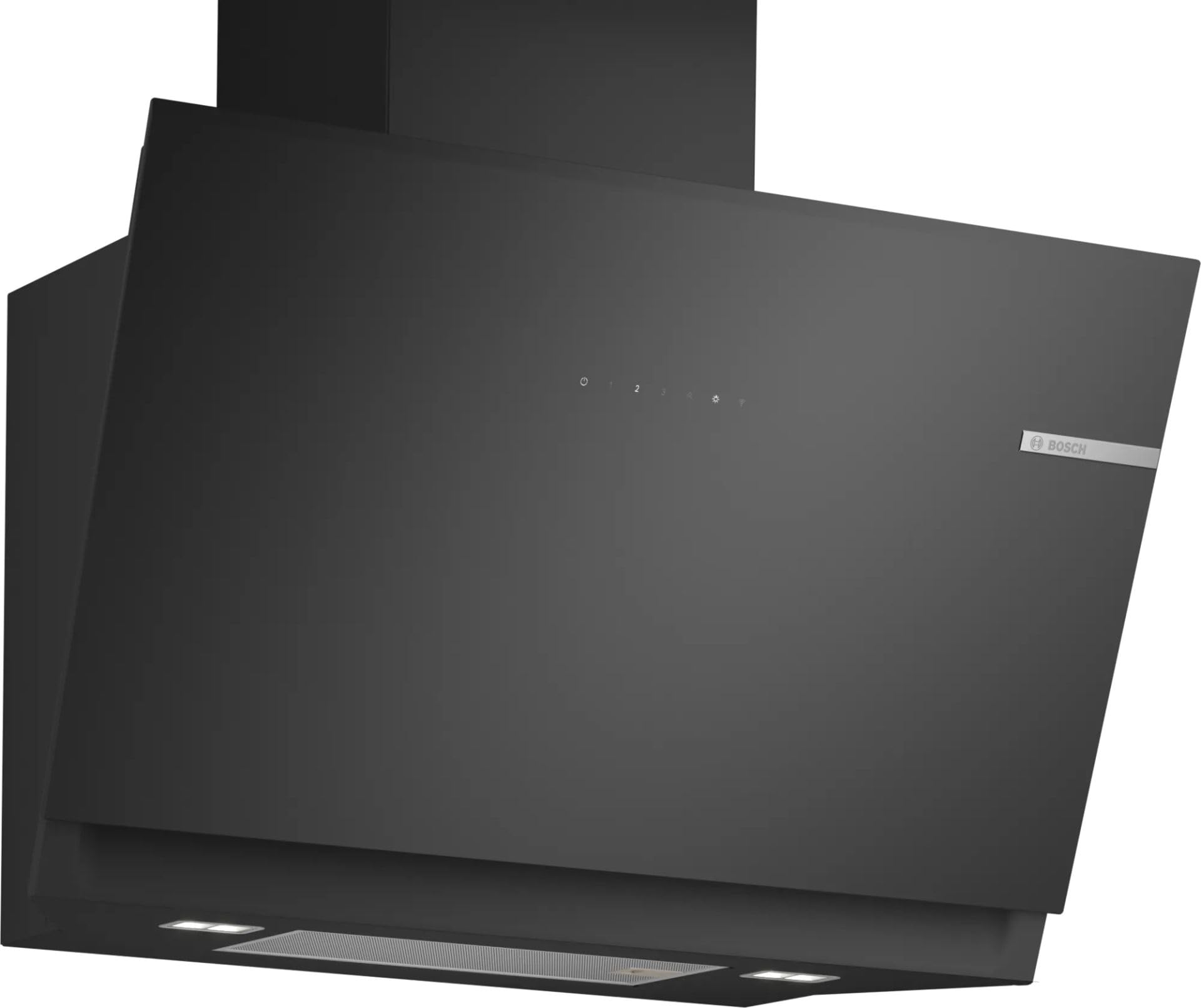 Bosch DWK81AN60, cappa da parete serie 6, 4 velocità di aspirazione di cui 1 intensiva, 80 cm, nero