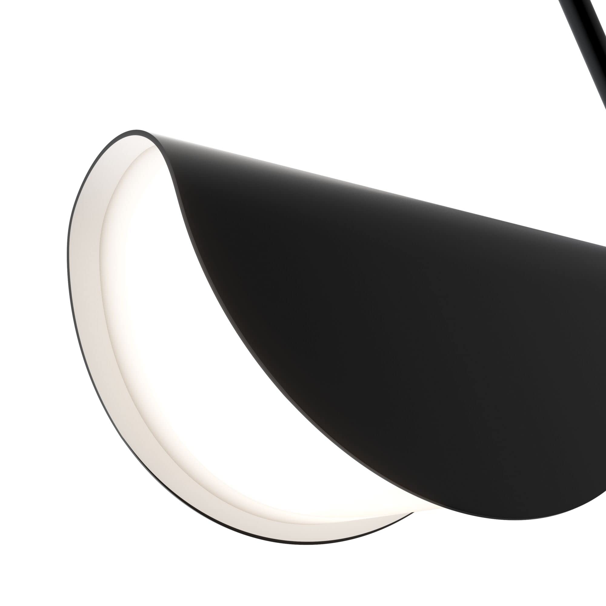 Lampada Pendente a Sospensione da Soffitto, Design Nordico, 1 luce, in Acrilico, Nera, High-Tech, Altezza Regolabile, per 1 x G9 (28W) non incl.