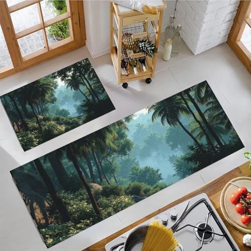 Alfombrillas de cocina de 50×80 y 50×120 para proteger el suelo contra salpicaduras 2
