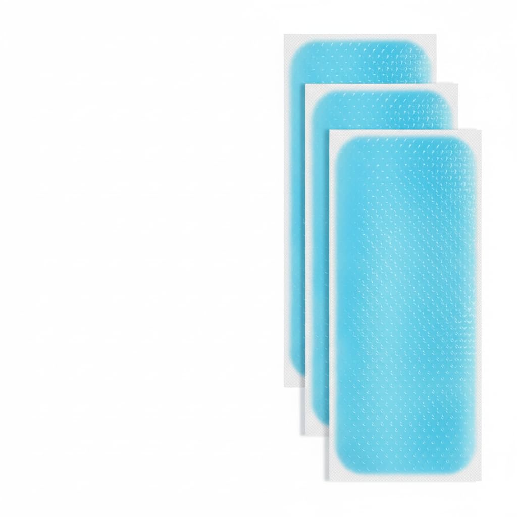 20 Sheets Cooling Gel Patches for Kids and Adults, Long-Lasting Cool Pads for Hot Weather Comfort, Forehead Cooling Stickers for Summer Heat & Refreshing Relief