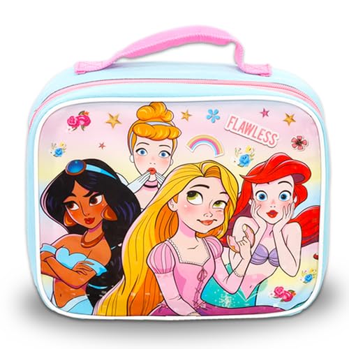 Disney The Little Mermaid Backpack with Lunch Box Set - Disney Princess Backpack for Girls Bundle with Princess Lunch Bag, Stickers, More | Little Mermaid School Supplies2