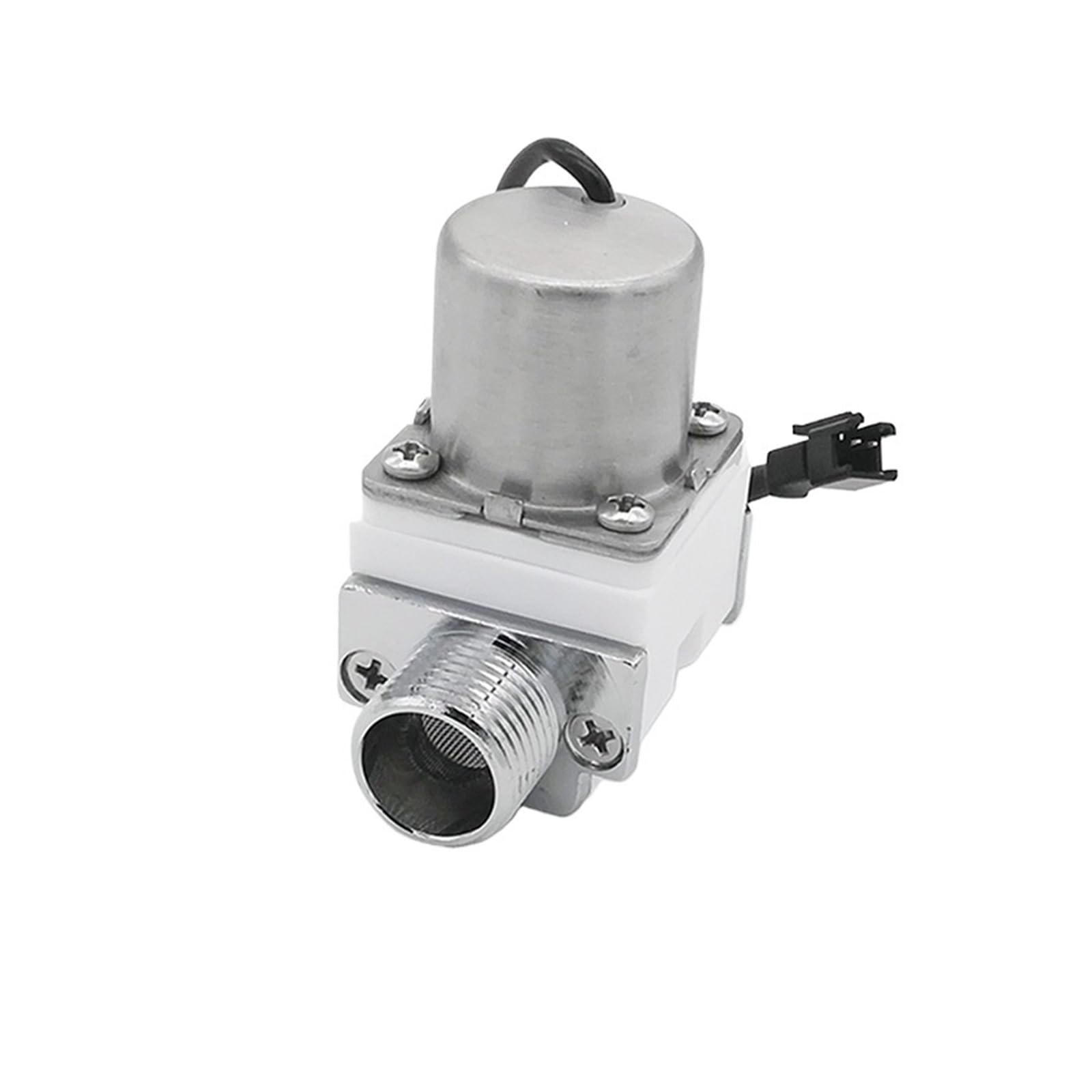 Elektryczny bi-stabilny zawór wodny 4,5 V DC G1/5.1 cm inteligentny zawór elektromagnetyczny kranu z czujnikiem tętna do przepływu płynu