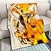 QTRT Fairy Tail/Natsu Fiamma Che brucia 3D Stampato Coperta Cartoon Anime Personaggi Morbido Peluche Coperta di Flanella Quilt Anime Fan Otaku Regalo Biancheria da Letto