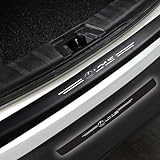 車リアバンパーラバーガード バンパーガード リアバンパーステップガード サイドモール スカッフプロテクトシート ドアガードステッカー 衝撃保護 キズ防止 傷防止 両面テープ付き 汚れ防止 汎用レクサス 1枚入れ