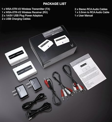 Kit caisson de basses sans fil DYNASTY pour éviter les interférences RF - 6