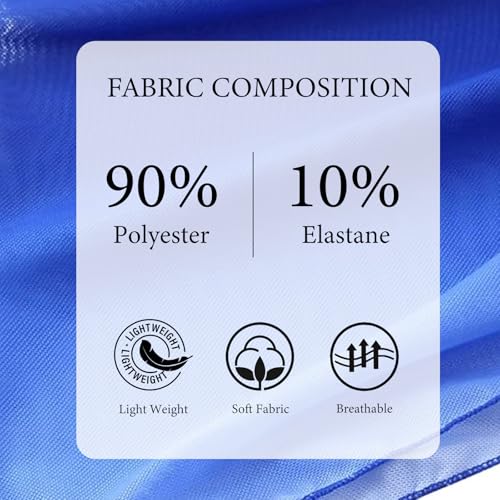 Beach Dresses Women's Short Bikini Cover Up Wrap Skirts,Sexy Swimsuit Chiffon Beach Towels, Skirt Chiffon Gradient for Travel Pool Party Blue - Image 2