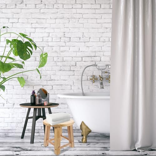 Taburete de madera multifunción Yardwe ideal para un cuarto de baño ordenado 3