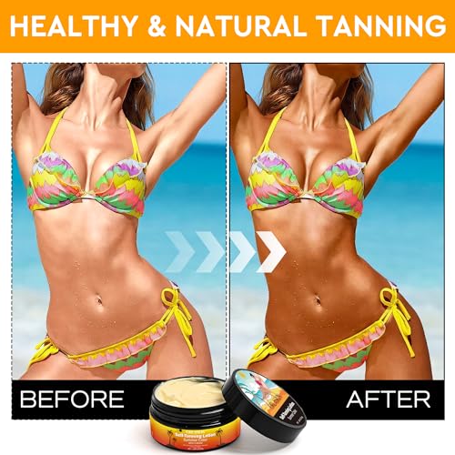 Image of Tanning Spray - Natural & Organic Ingredients, Self Tanner Spray, Body Skin Bronzer for Body, Deep Bronze Suitable for Swimming, Beach Climbing in Summer (Self-tanning cream)