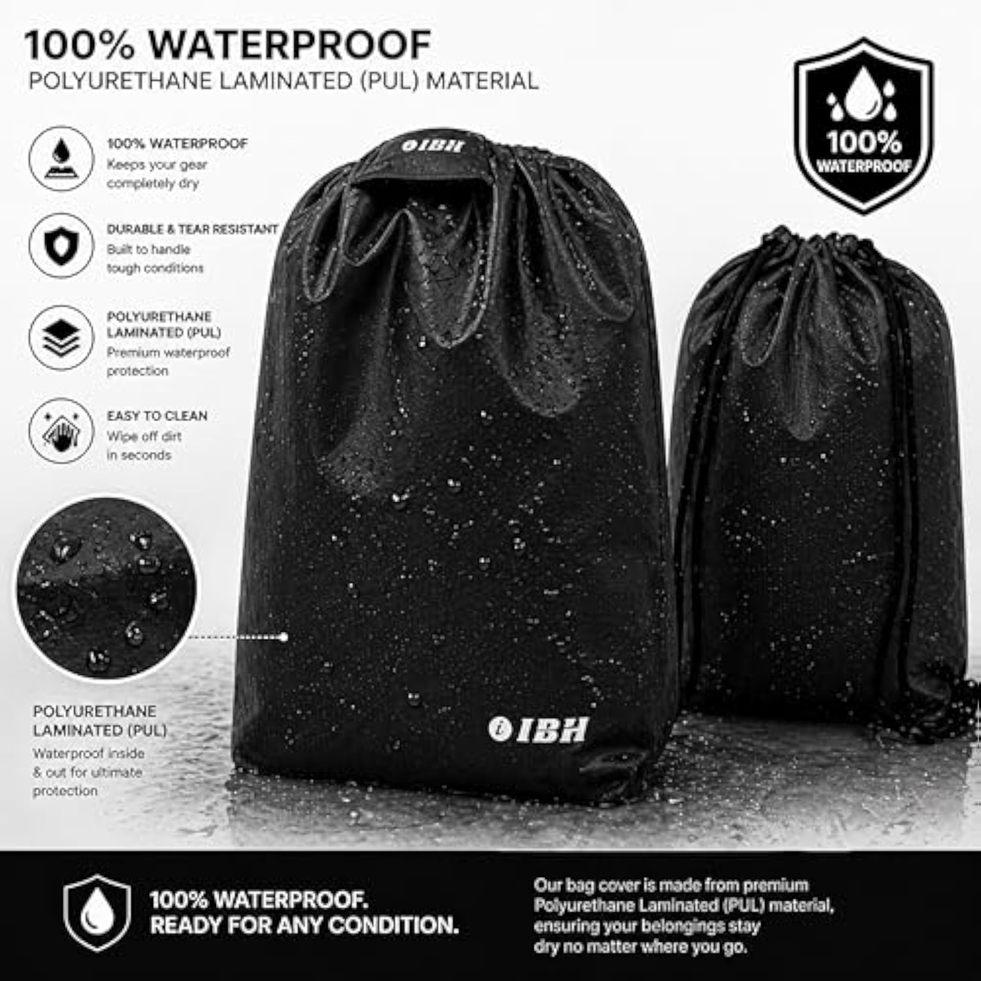 Convertible Full Rain Cover 100% Waterproof