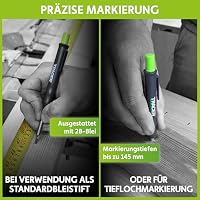 Tracer Tieflochmarker & Zimmermannsbleistift Set – 5-teilig im Koffer – Ansicht 5