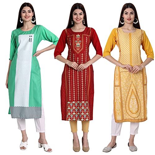 Image of Women's Crepe Straight Kurta