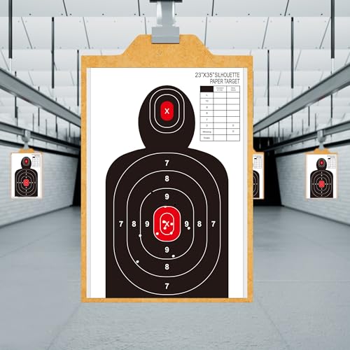 image for Rsgift 10 Packs Shooting Targets,23 * 35 Inch Silhouette Paper Targets