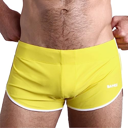 Bang Men's Swimwear - Swim Shorts - Sexy Fit Swimsuit Retro Swimsuit Trunks