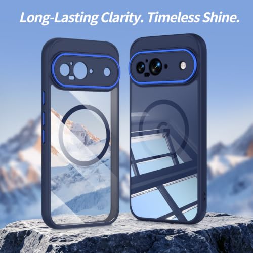 Image of Magnetic Case with Clear Back for Google Pixel 9, Fit for MagSafe