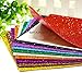 10 Sheets Glitter Paper Sheet for Crafts Children Father's Day Decor Table Decorations, A4 Cardstock Paper Self-adhesive Paper for Scrapbook Graduation DIY (Multicolor)