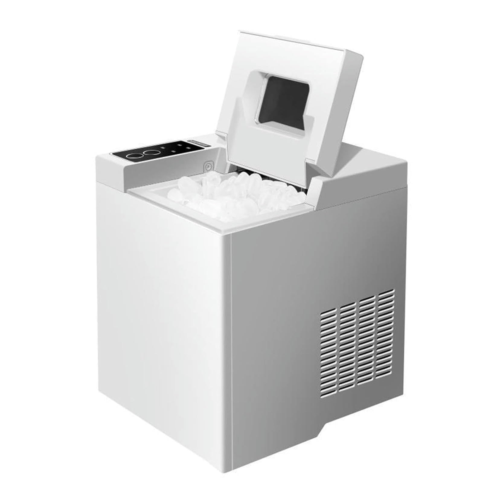 Máquina eléctrica de Hielo cilíndrica Tipo Bala para Uso doméstico, de sobremesa, para pequeñas Tiendas de té con Leche.