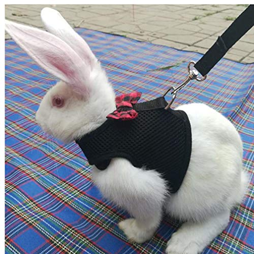 Conigli Hamster Cablaggio della Maglia con Il guinzaglio Bunny Mesh Toracica Pettorine Ferret Guinea Pig Piccoli Animali da Compagnia Accessori S M L