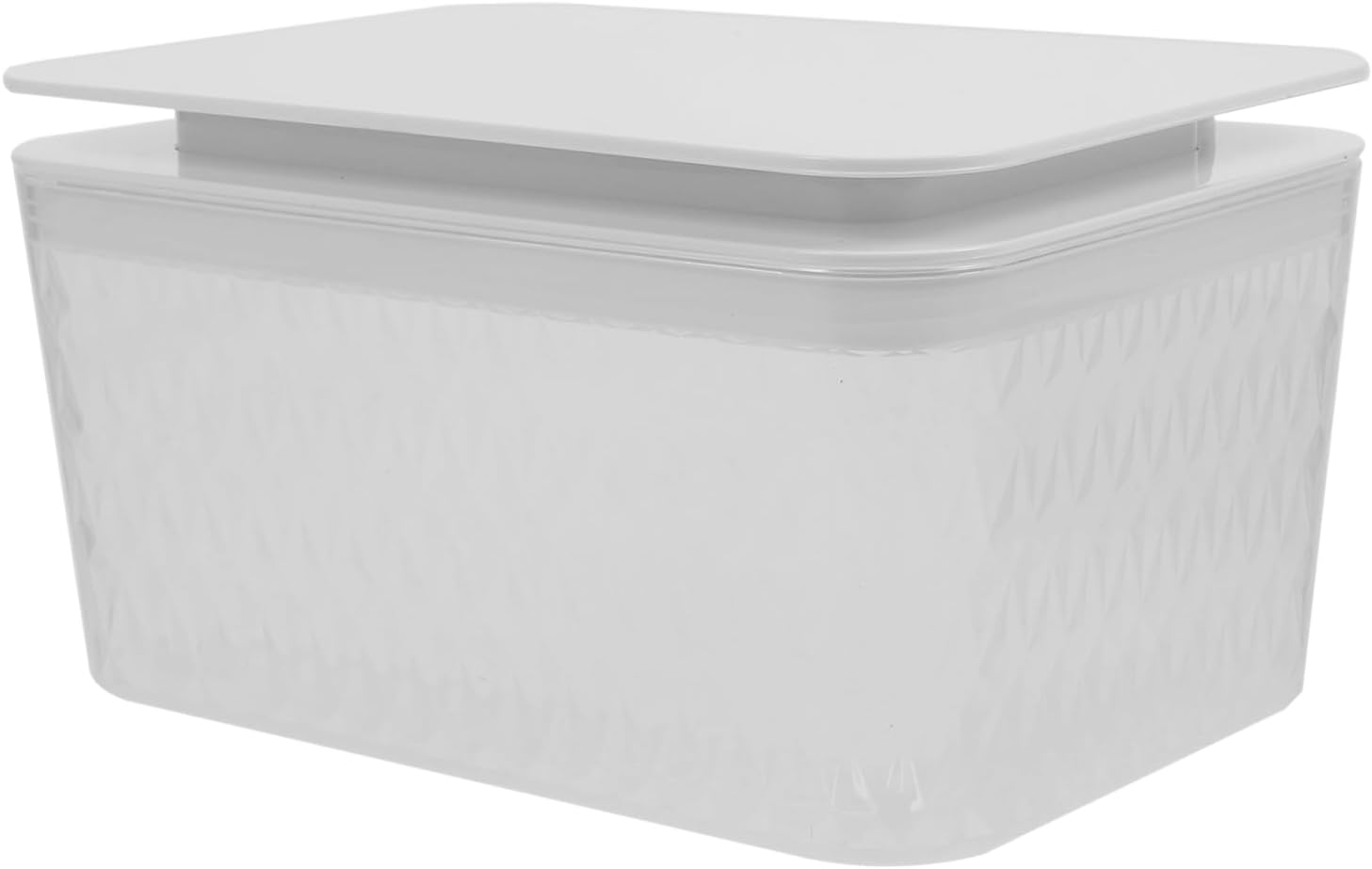 SOLUSTRE Wipes Dispenser Box with Lid Reusable Wet Tissue Holder for Bathroom Home Stylish Storage Case for Easy to Keep Wipes Clean and Fresh