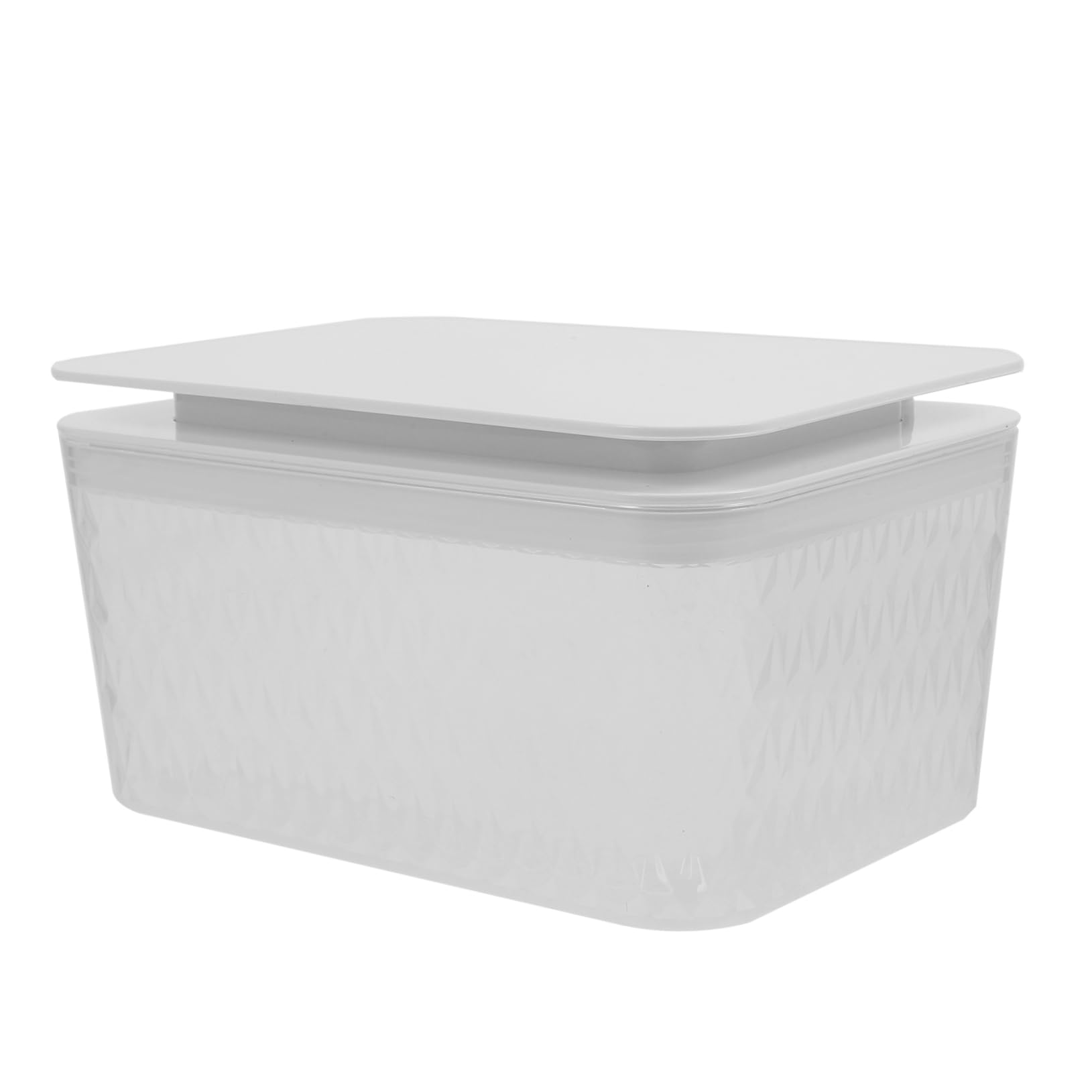 SOLUSTRE Wipes Dispenser Box with Lid Reusable Wet Tissue Holder for Bathroom Home Stylish Storage Case for Easy to Keep Wipes Clean and Fresh