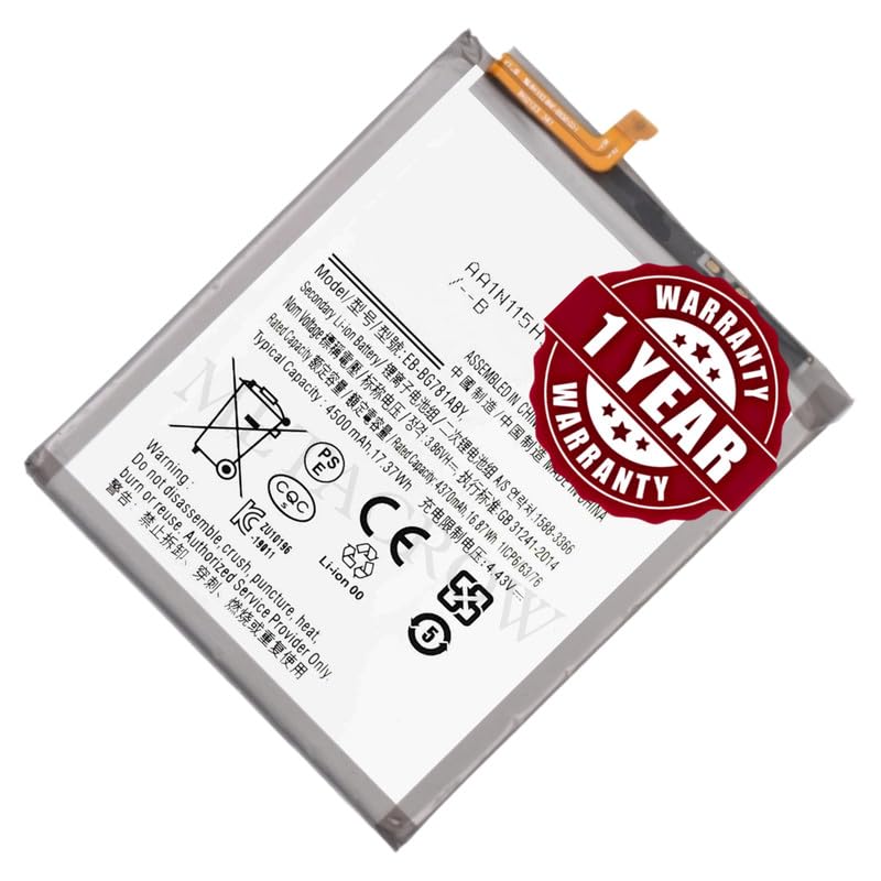 Image of Original EB-BG781ABY Battery Compatible for Samsung Galaxy A52 (4G /5G) | A52s | F52 5G | S20 FE (4G /5G) - (4500mAh) - 1 Year Warranty JK1