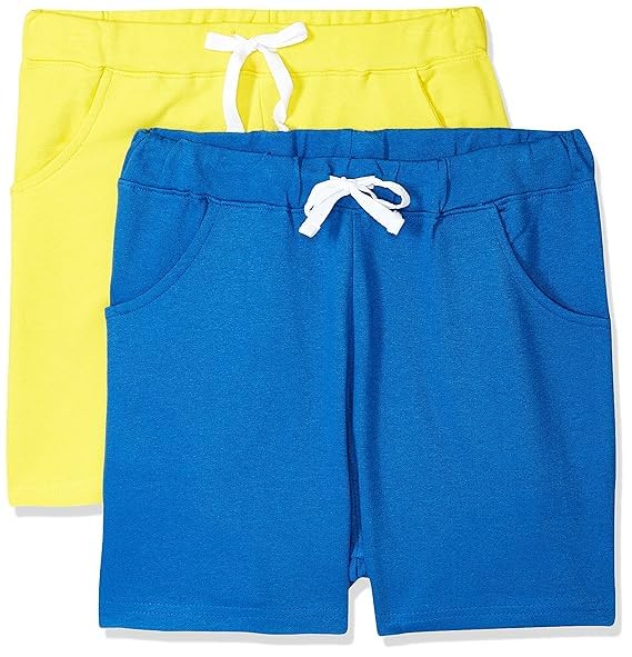 Image of Cloth Theory Premium Cotton Shorts for Girls - Regular Fit Pocket Shorts for Girls Pack of 2