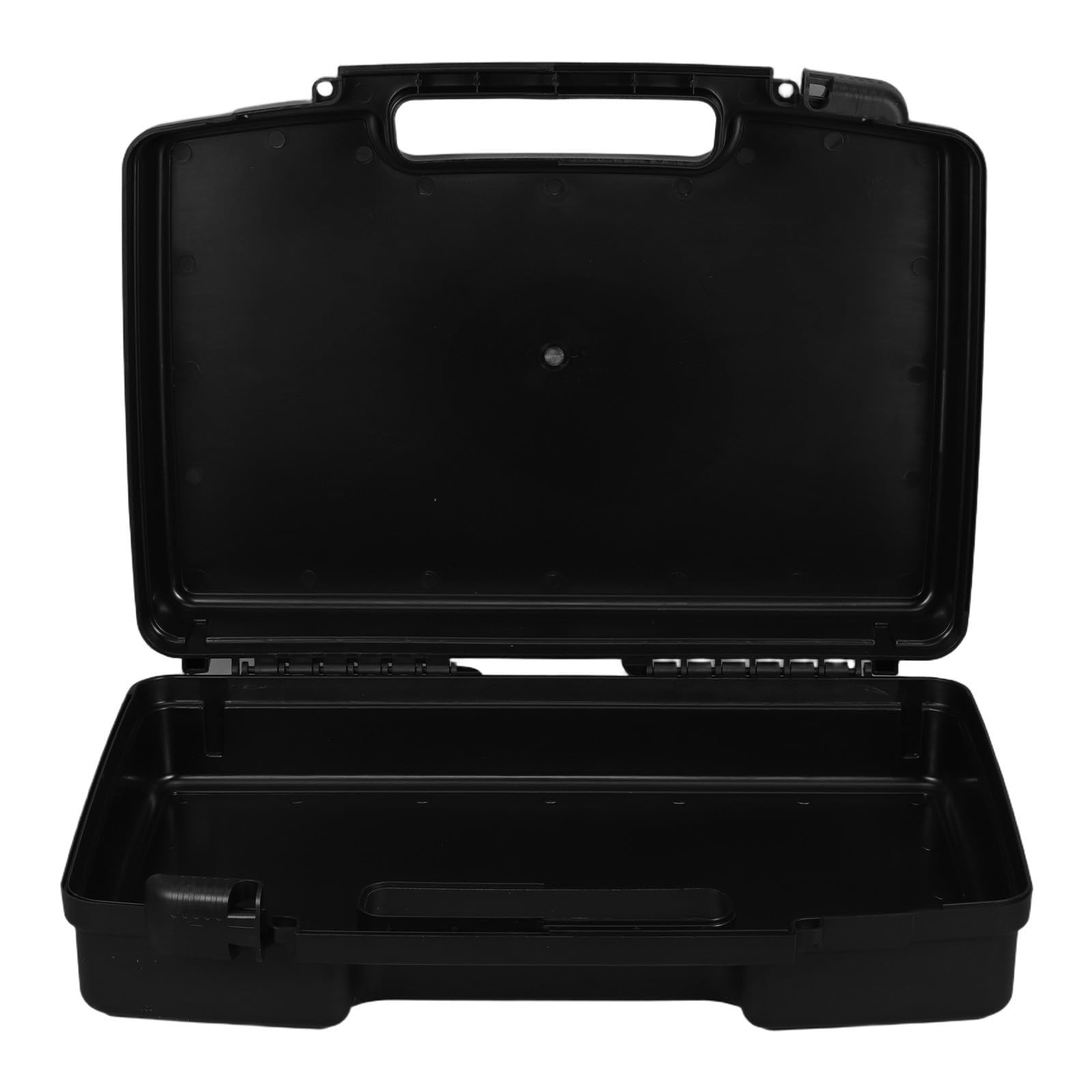 iplusmile Organizer per Utensili in Plastica, Cassetta Porta Attrezzi, Custodia per Accessori Hardware ed Elettronici, Compatta, Nera, 17x12x5 Pollici, per Casa e Uso Professionale