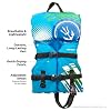 Oceans7 US Coast Guard Approved Infant Life Jacket 8-30 lbs Type II PFD Flex-Form Chest Personal Flotation Device, Blue/White
