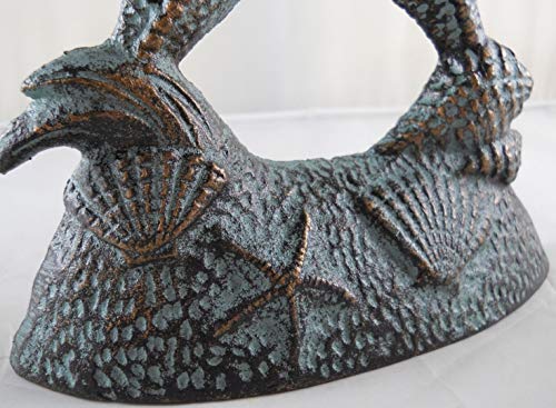 Iron Starfish Doorstop Verdigris & Gold Finish #TOP2