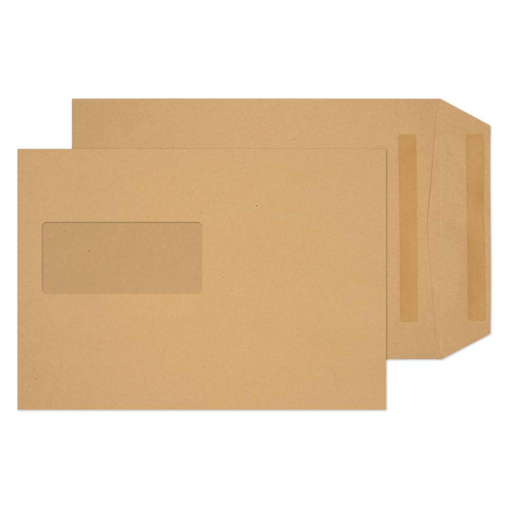Blake Everyday Manilla Window Self Seal Pocket 229x162mm 80gsm Pack