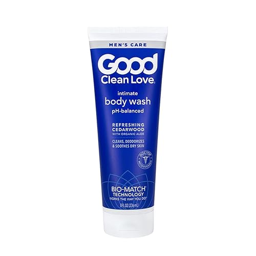 Miniatura 3 de Good Clean Love Mens Care - Gel de baño íntimo de cedro de 8 onzas 60 aloe orgánico para una limpieza refrescante y de cuerpo completo pH