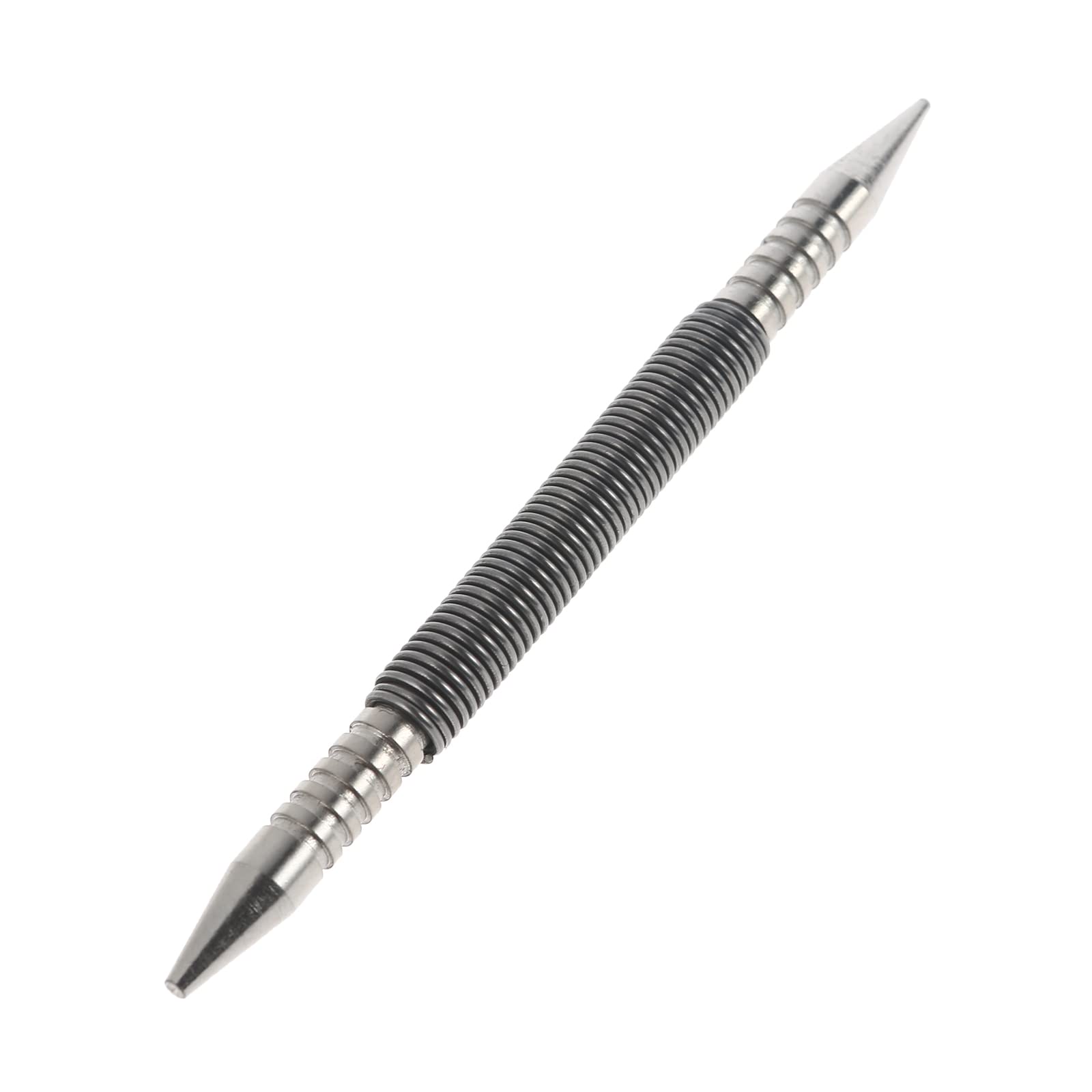 Nawwgy 1/32”-1/16” Hammerless Set Hammerless Door Hinge Pin Tool Double Ended Prick Center Spring Punch Spring Tool Nail Double Head Nail Punch
