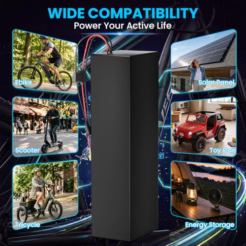 Image of 36V 10.6Ah Samsungcell Lithium Battery Pack with 30A Smart BMS, 2A Charger, and XT60 Connector, Rechargeable Power Battery for 250W-1000W Ebike, Scooter, Tricycle, and Daily Commuting