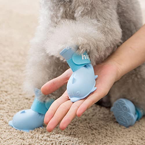 cachorro - 4 peças sapatos antiderrapantes para cachorros | Botas para animais estimação e protetore