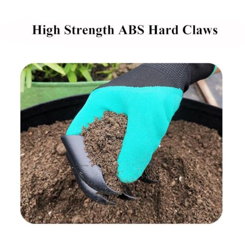 Image of Garden Gloves with Claws, Breathable Gardening Work Gloves for Digging, Planting, Pruning & Poking, All in One Gardening Tool, Anti-Puncture Garden Gloves