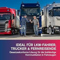 Albrecht AE 6110 VOX CB-Funkgerät, mit VOX Freisprechfunktion für freihändige Nutzung in Auto & LKW, 12613, Mini CB-Funk mit ASQ & LED-Anzeige, schwarz – Ansicht 3