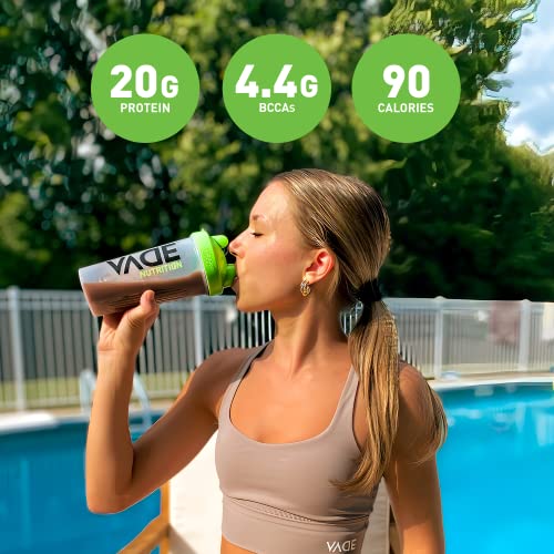 Vade Nutrition Dissolvable Protein Packs | Chocolate & Vanilla Whey Isolate Protein Powder, On-The-Go, Low Carb, Low Calorie, Lactose Free, Gluten Free, Fat Free, Sugar Free, Lean, 30 Servings #TOP2