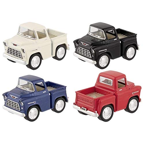 goki - Pick-up Stepside Junior, Metall, L= 5,3 cm Autos und andere Fahrzeuge, Mehrfarbig (12293)
