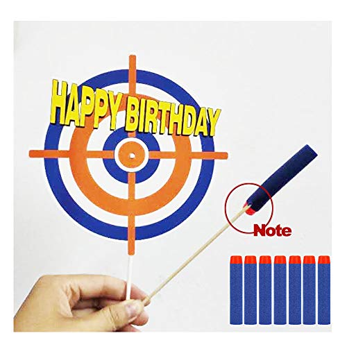 Gmakceder Happy Birthday Nerf Cake Topper #TOP2