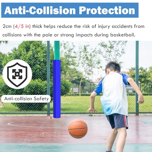 Wetterfeste Basketballstockpolsterung, 18x18cm Sicherheitspads für Spielplatzzäune & Ausrüstung, schlagfestes Spielerschutzkissen