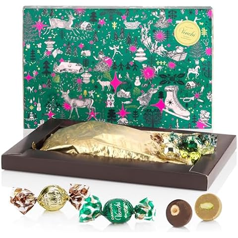 Venchi Christmas Collection Gift Box with Chocolates Cover