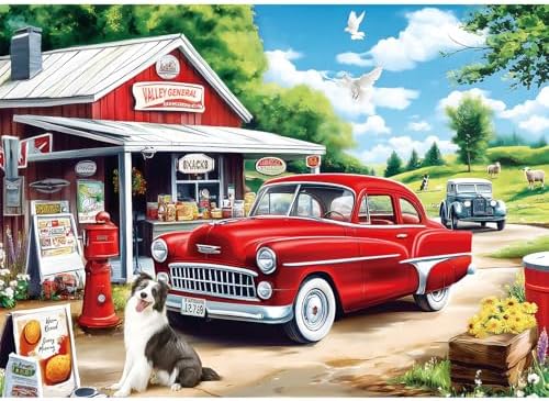 1000 Piece Puzzle for Adults – Country Store Jigsaw Puzzle with R...