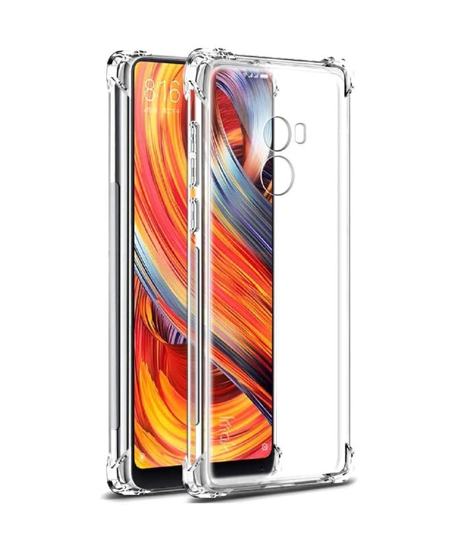 Helix Perfect Fitting Hybrid Edge to Edge [Bumper] Side Protection Transparent Back Cover for Xiaomi Mi Mix 2 5.99" - Transparent (B09SQ84SQ4) Amazon Price History, Amazon Price Tracker